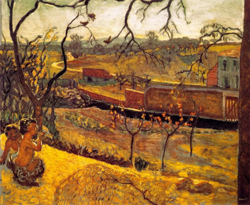 Inicio de la primavera. Pequeños faunos - Pierre Bonnard