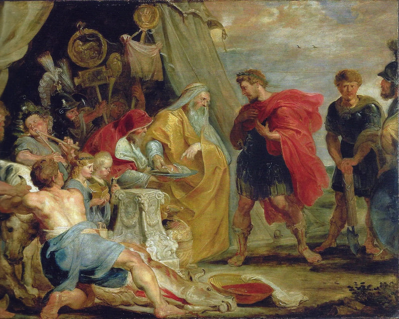 Decius Mus consulta al adivino (Tito Livio VIII, 6-9) - Peter Paul Rubens