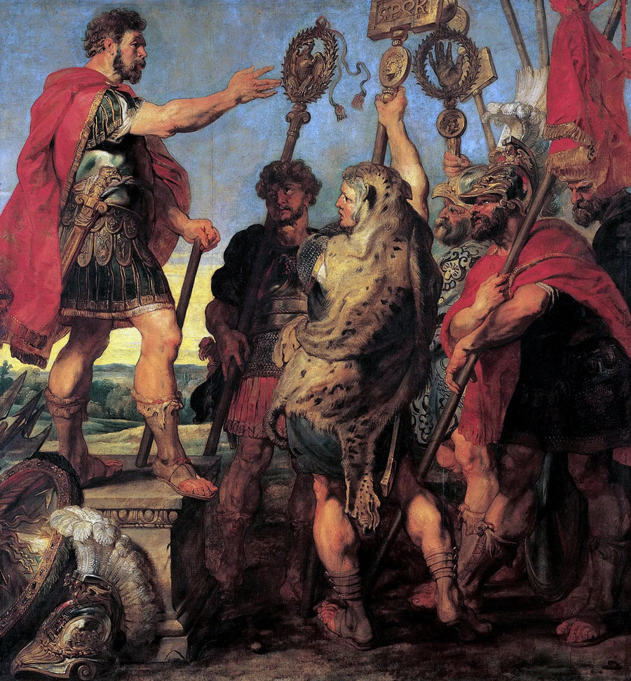 Decius Mus contando su sueño - Antoine van Dyck