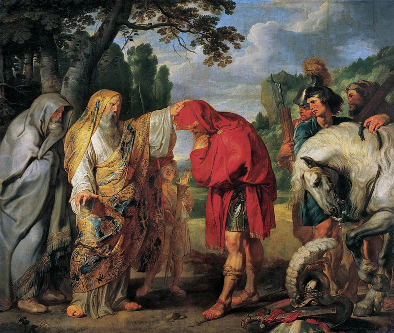 Decius Mus se prepara para la muerte - Antoine van Dyck