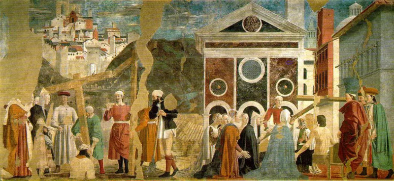 Descubrimiento y prueba de la Santa Cruz - Piero della Francesca