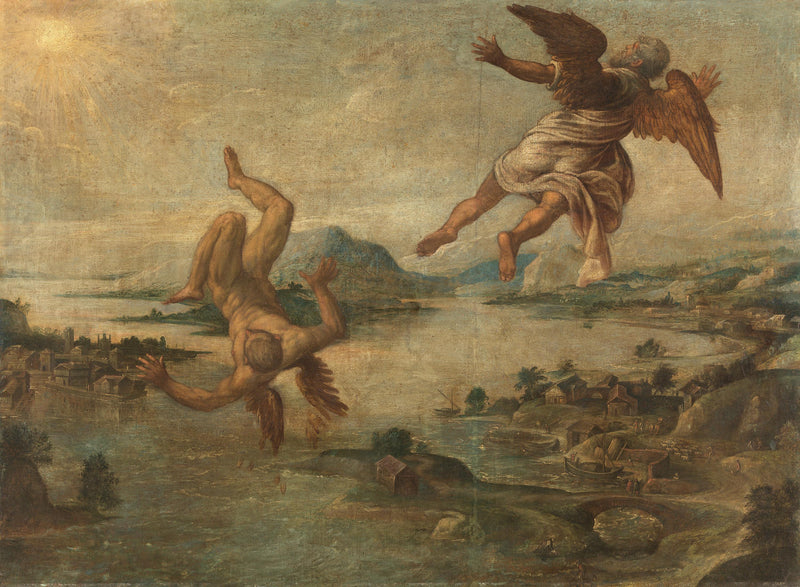 Dédalo e Ícaro - Jacopo Tintoretto