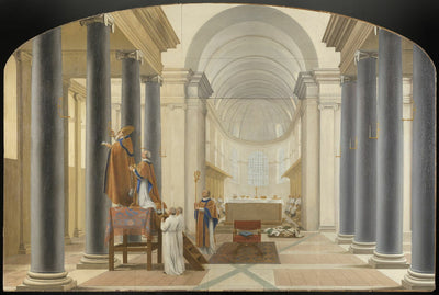 Dédicace d’une église de Chartreux - Eustache Le Sueur - Alpha Reproduction