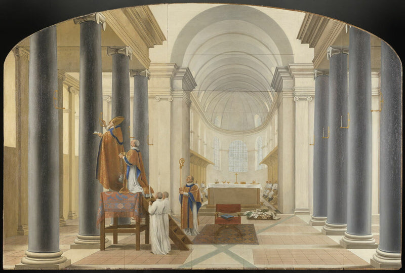 Dedicación de una iglesia de Cartujos - Eustache Le Sueur