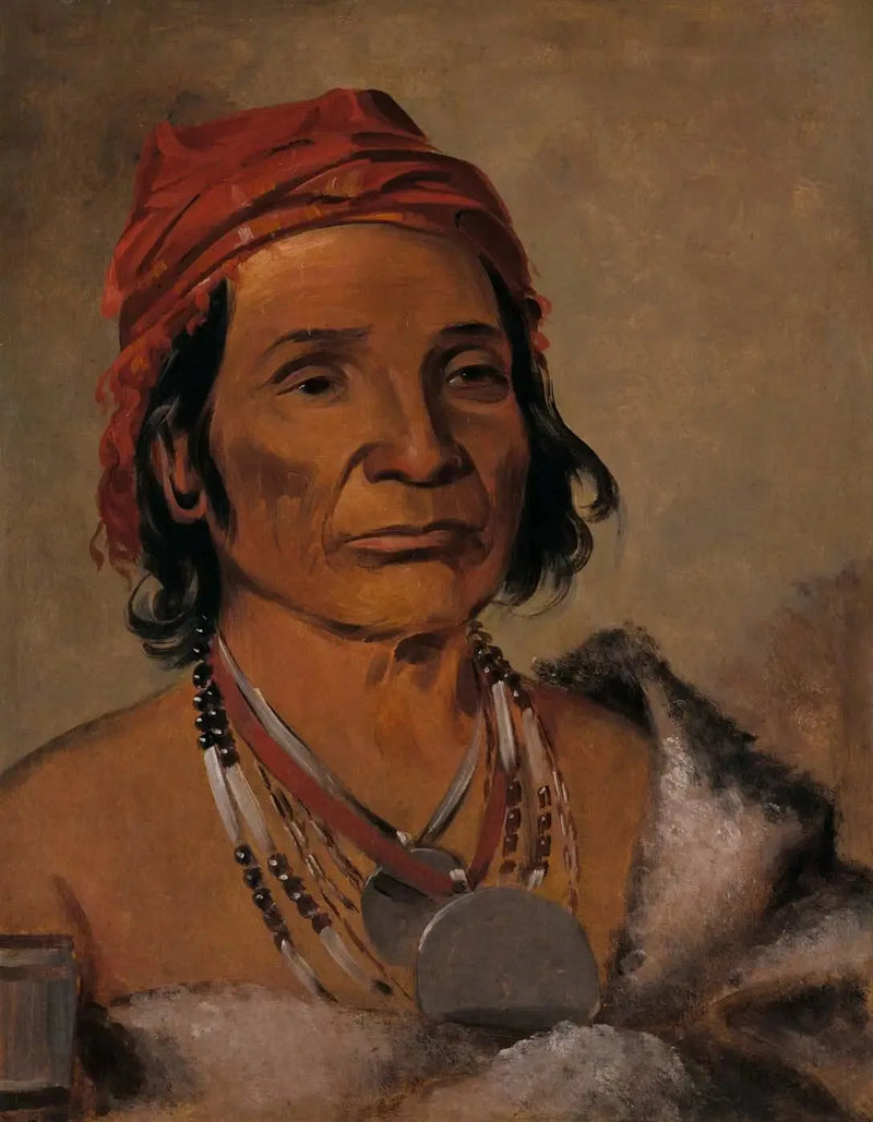 Lago Profundo, un viejo jefe - George Catlin
