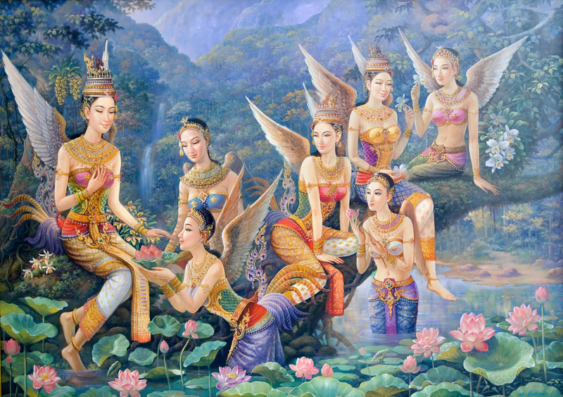 Diosa Kinnaree  | 170 x 120 cm