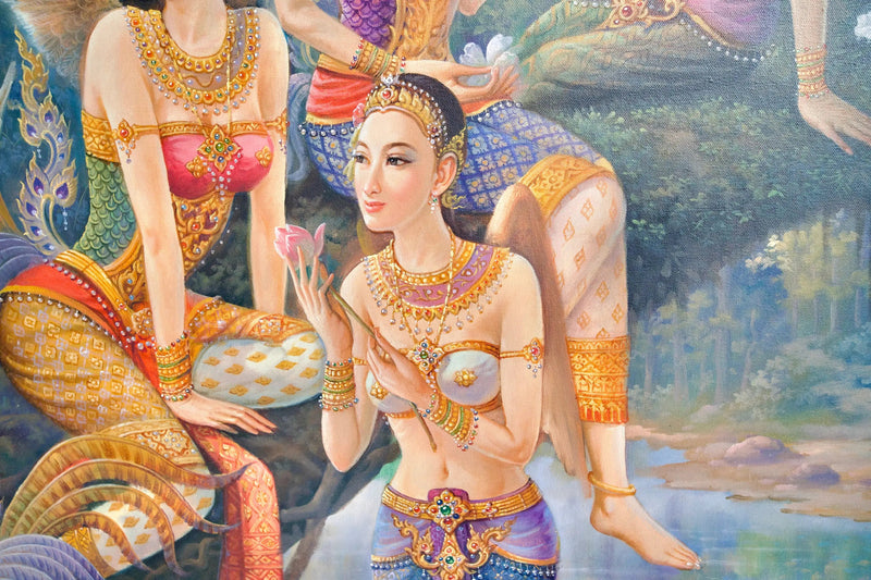 Diosa Kinnaree  | 170 x 120 cm