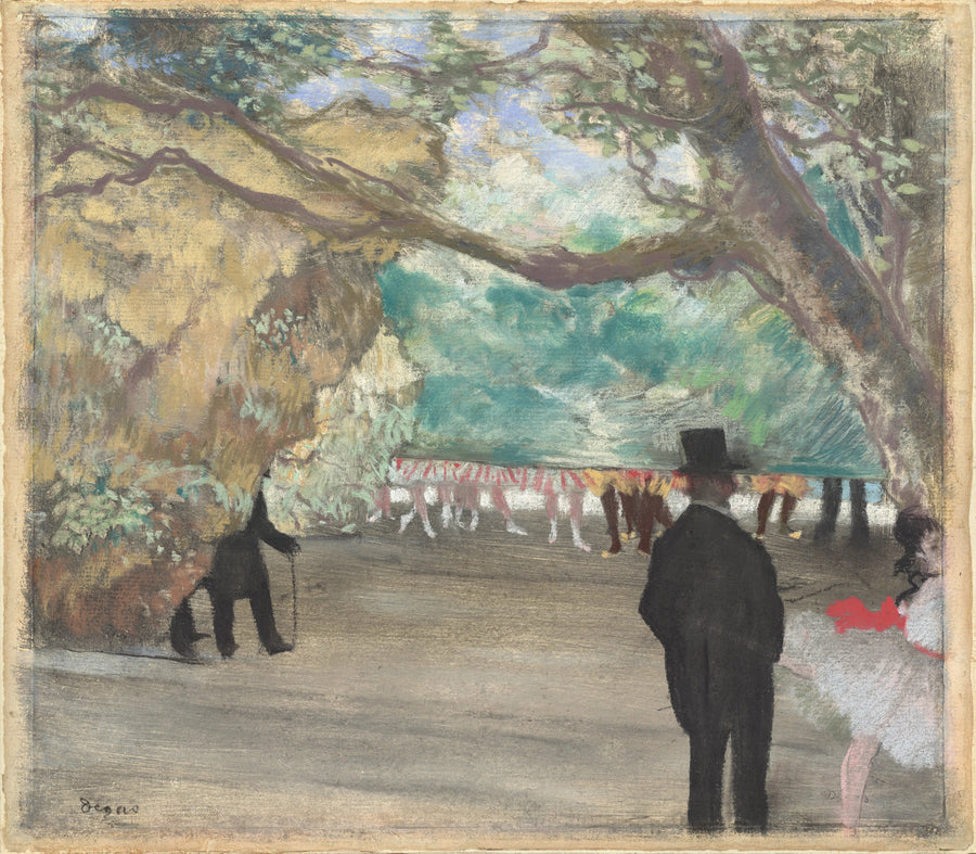 Le Rideau d’Edgar Degas – reproduction peinture à l’huile sur toile