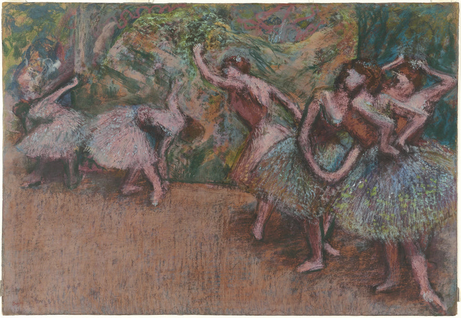 Scène de ballet d’Edgar Degas – reproduction peinture à l’huile sur toile