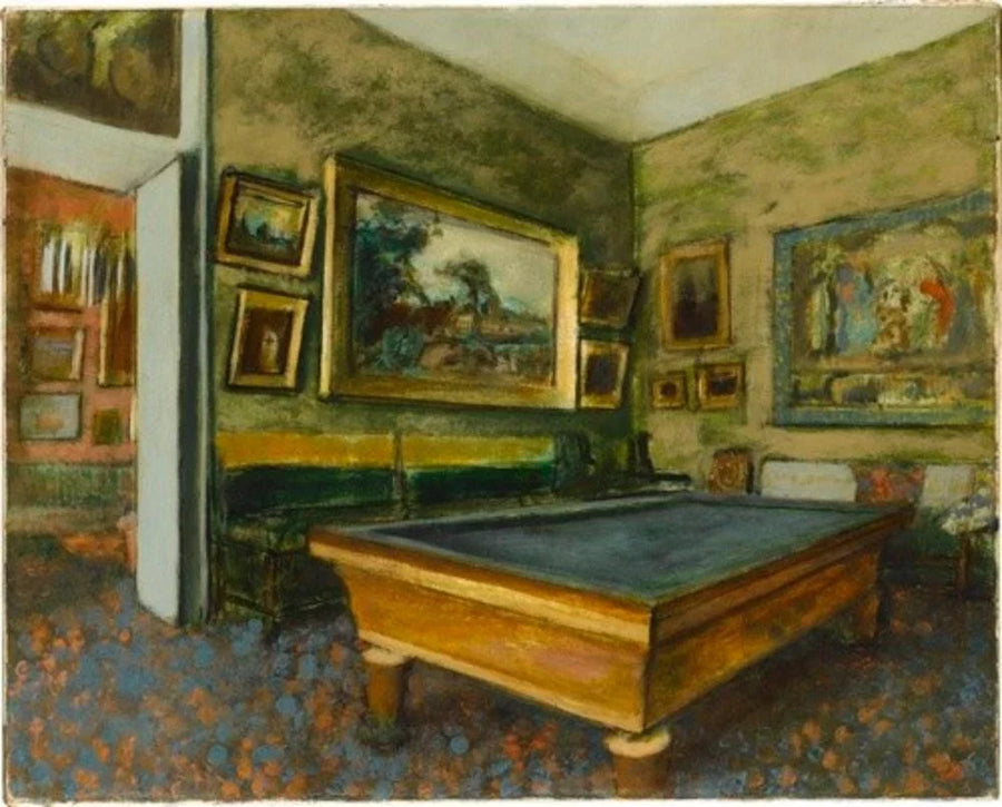 Sala de billar - Edgar Degas