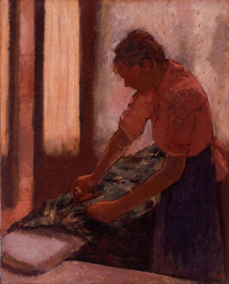 Mujer planchando - Edgar Degas