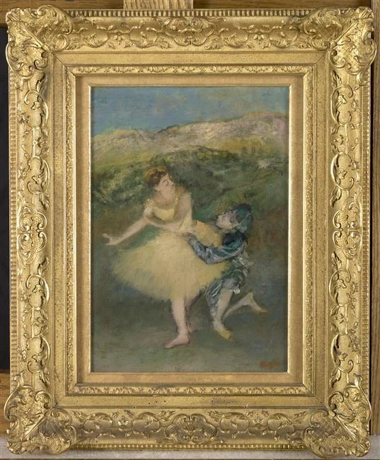 Arlequín y Colombina - Edgar Degas
