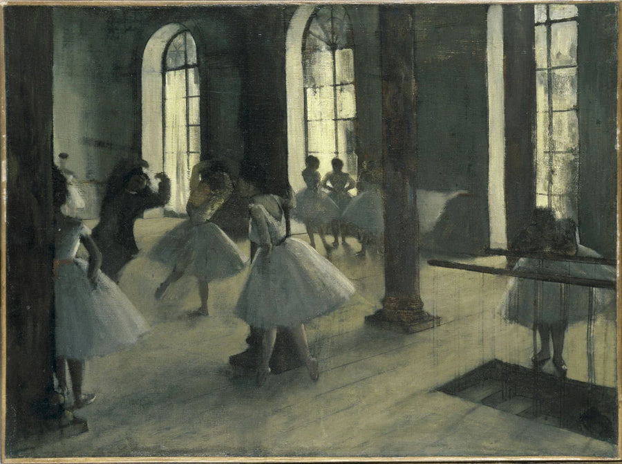 La Repetición en el vestíbulo de la danza - Edgar Degas