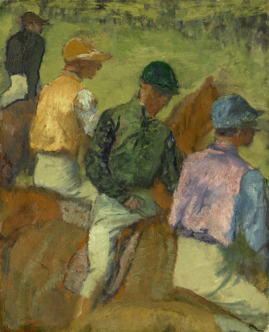 Cuatro jinetes - Edgar Degas