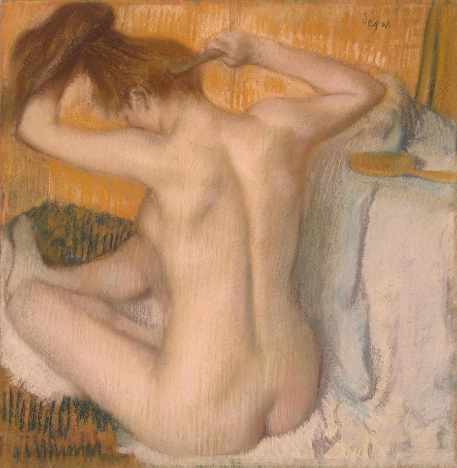 Mujer peinándose - Edgar Degas
