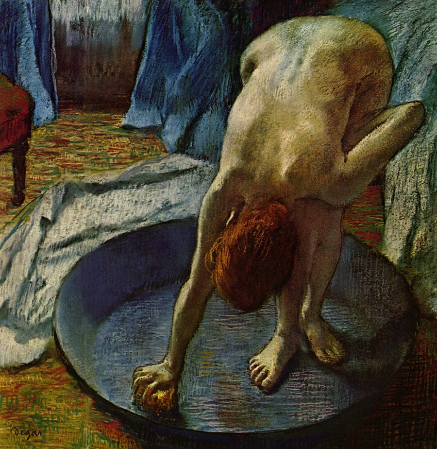 Mujer con la palangana - Edgar Degas