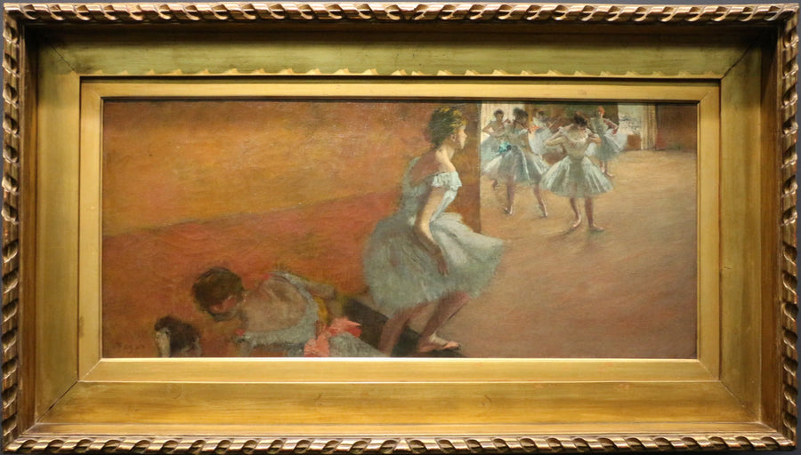 Bailarinas subiendo una escalera - Edgar Degas
