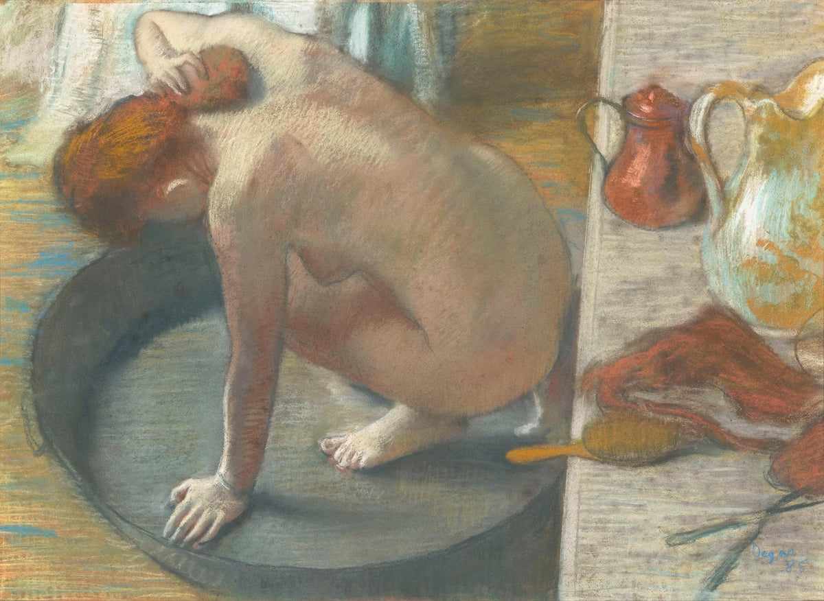 La bañera, 1886 - Edgar Degas