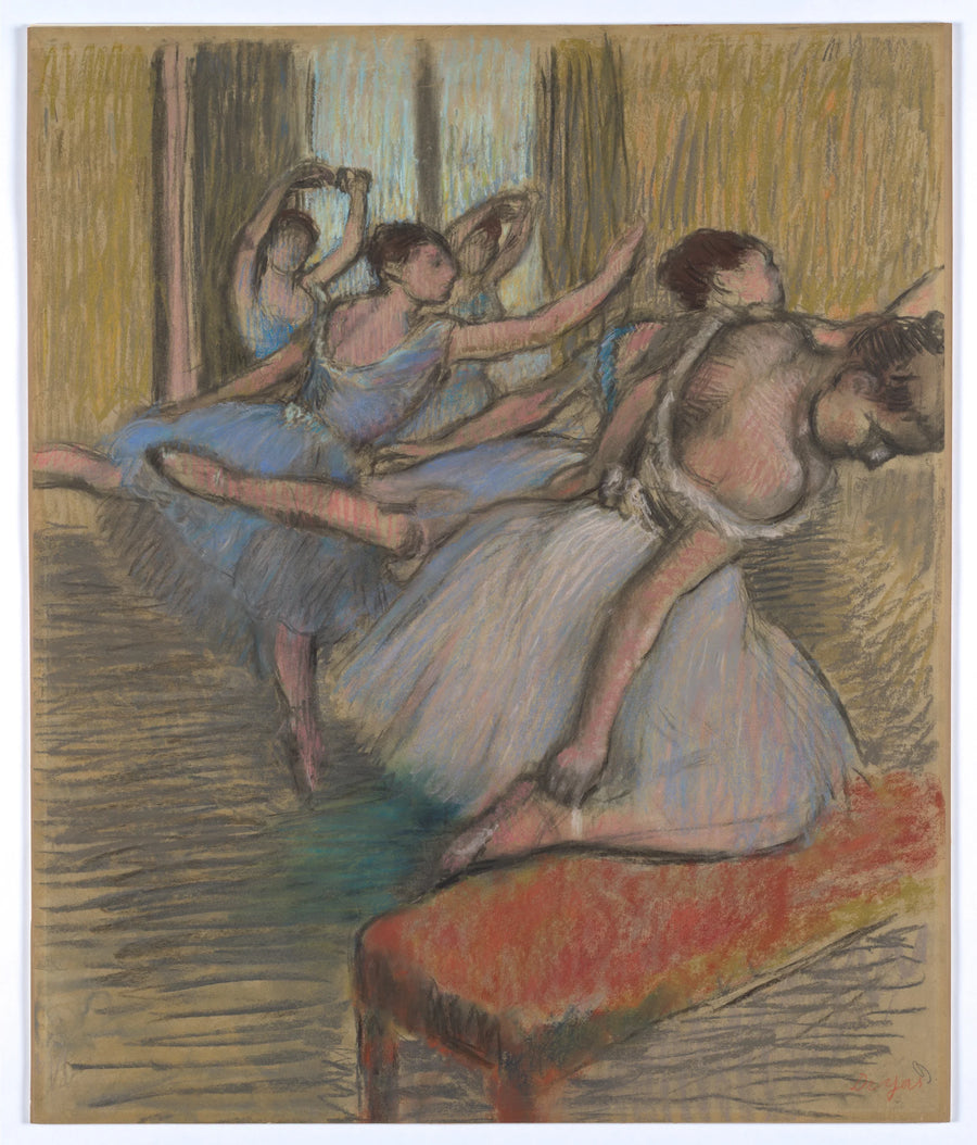 Los bailarines - Edgar Degas