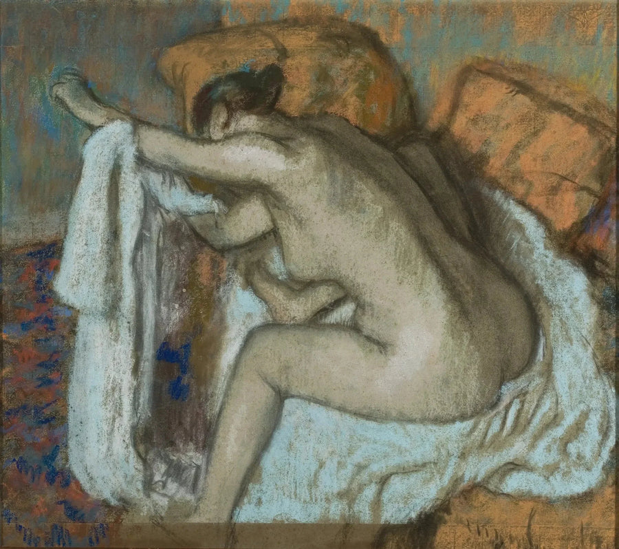 Mujer secándose el brazo izquierdo - Edgar Degas