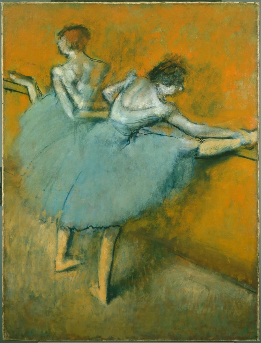 Bailarinas en la barra - Edgar Degas