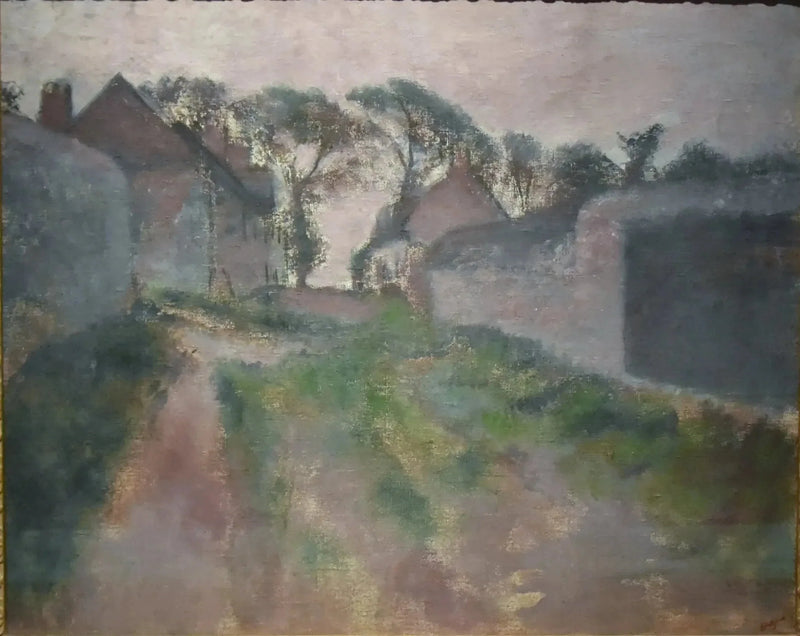 Calle del pueblo. Saint-Valéry-sur-Somme - Edgar Degas