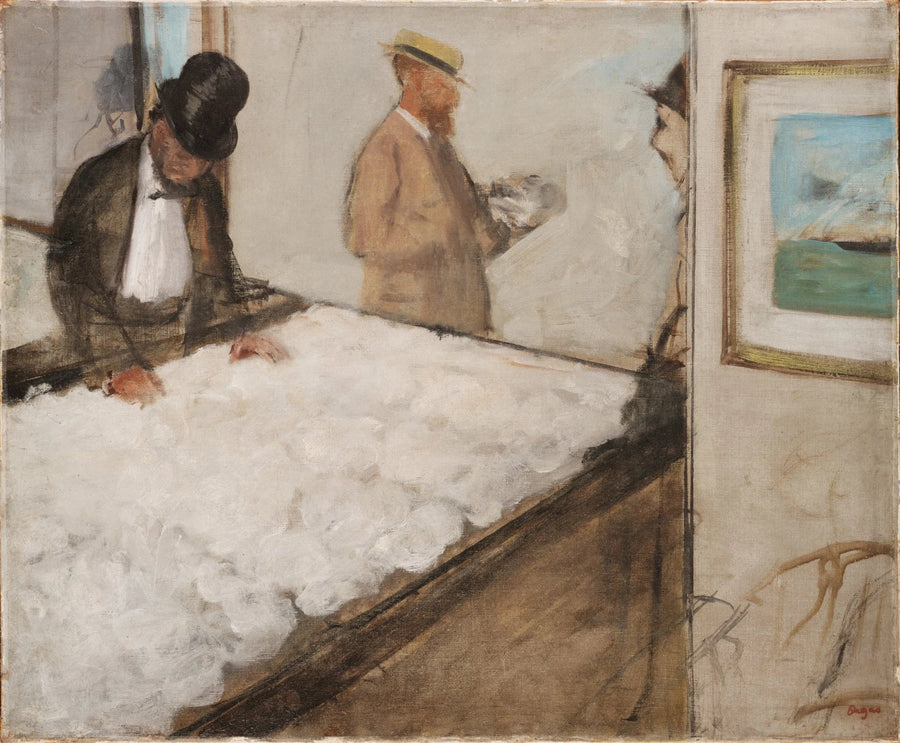 Comerciantes de algodón en Nueva Orleans - Edgar Degas