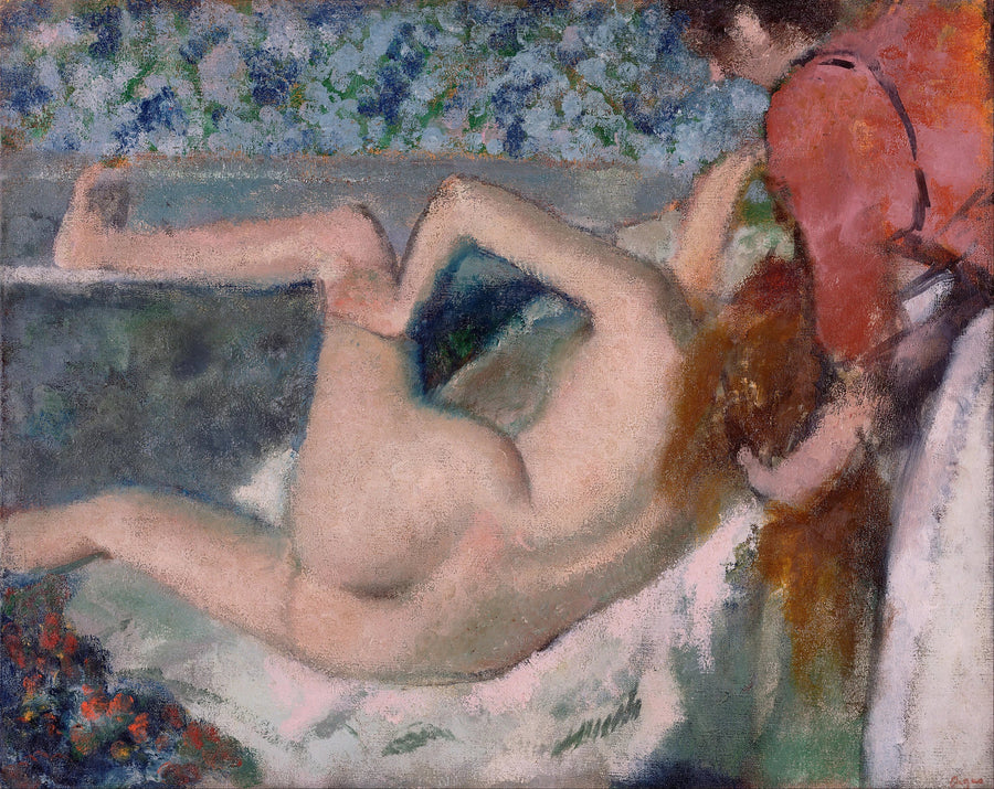 Después del baño - Edgar Degas