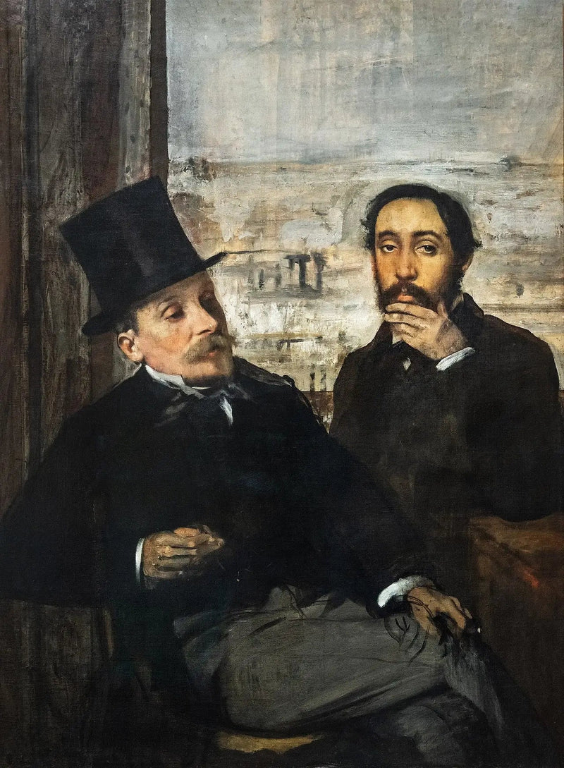 Degas y Évariste de Valernes - Edgar Degas