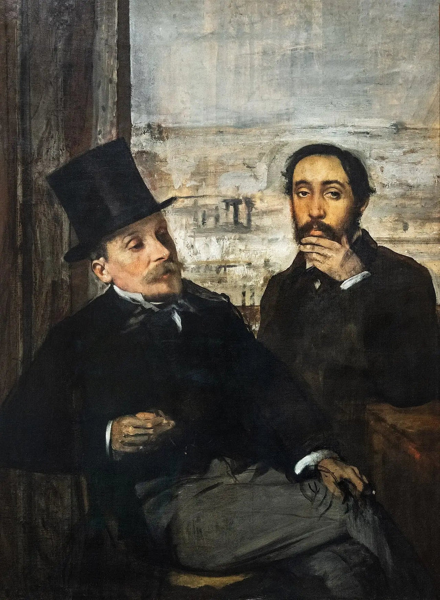 Degas y Évariste de Valernes - Edgar Degas