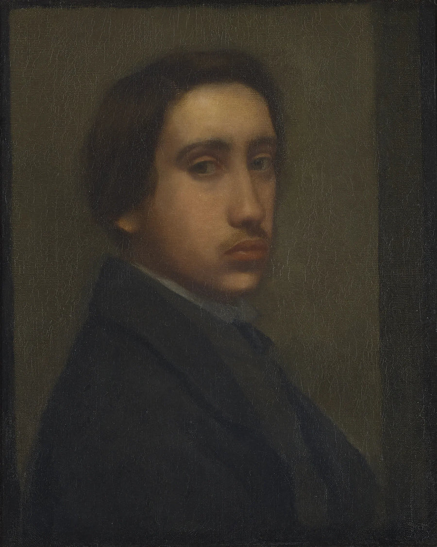 Degas con la chaqueta negra (Autorretrato) - Edgar Degas