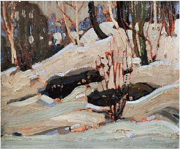 Dégel : bancos de nieve - Tom Thomson