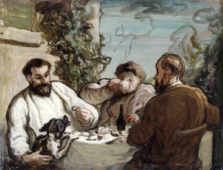 Desayuno en el campo - Honoré Daumier