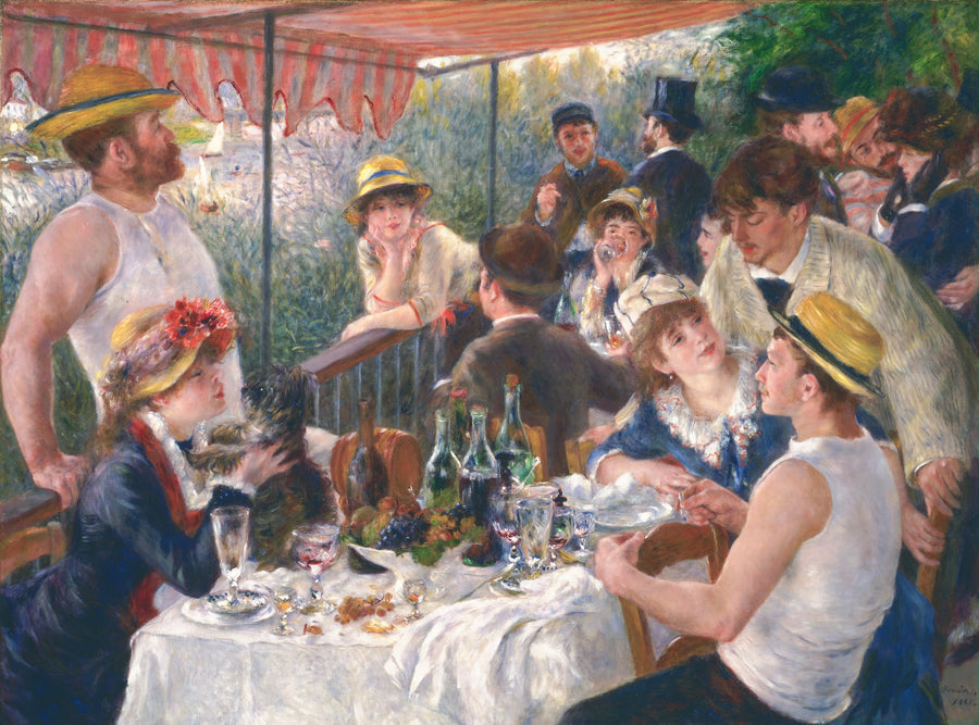 Le Déjeuner des canotiers peint par Renoir entre 1880 et 1881