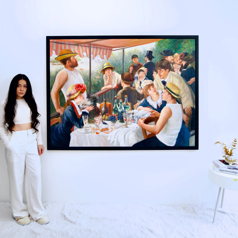 Desayuno de los remeros (Renoir) - Reproducción Alpha  | 160 x 120 cm