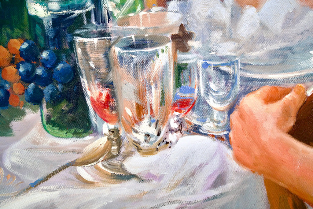 Déjeuner des Canotiers (Renoir) - Alpha Reproduction | 160 x 120 cm Reproductions de tableaux à la peinture à l’huile