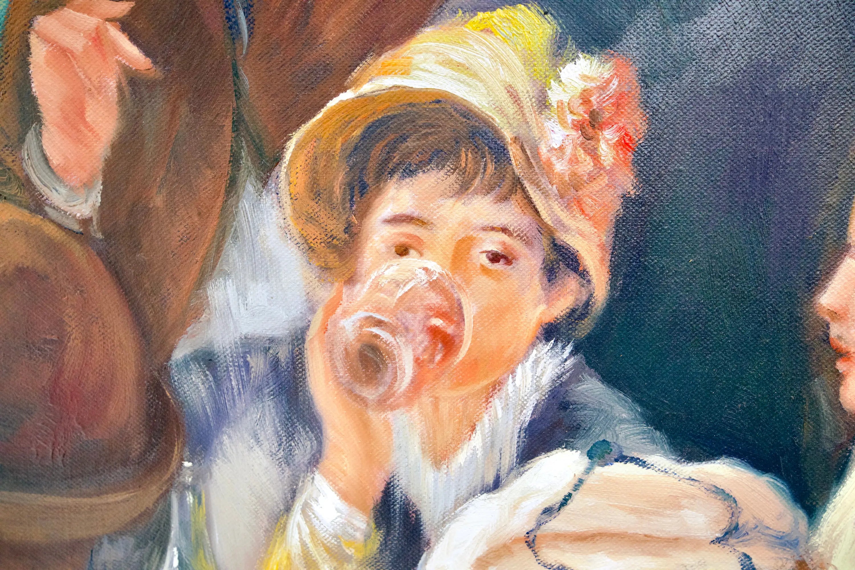 Déjeuner des Canotiers (Renoir) - Alpha Reproduction | 160 x 120 cm Reproductions de tableaux à la peinture à l’huile