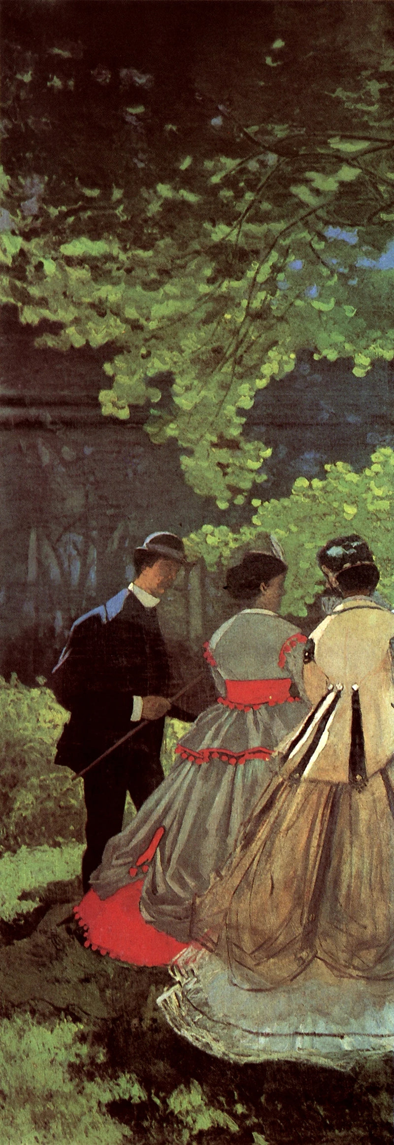 Almuerzo en la hierba, fragmento izquierdo W63a - Claude Monet