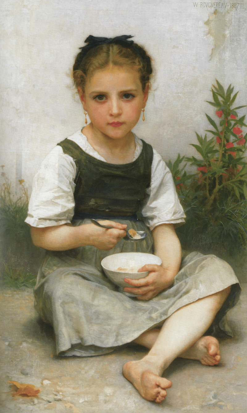 Le Déjeuner du matin (1887) - Bouguereau