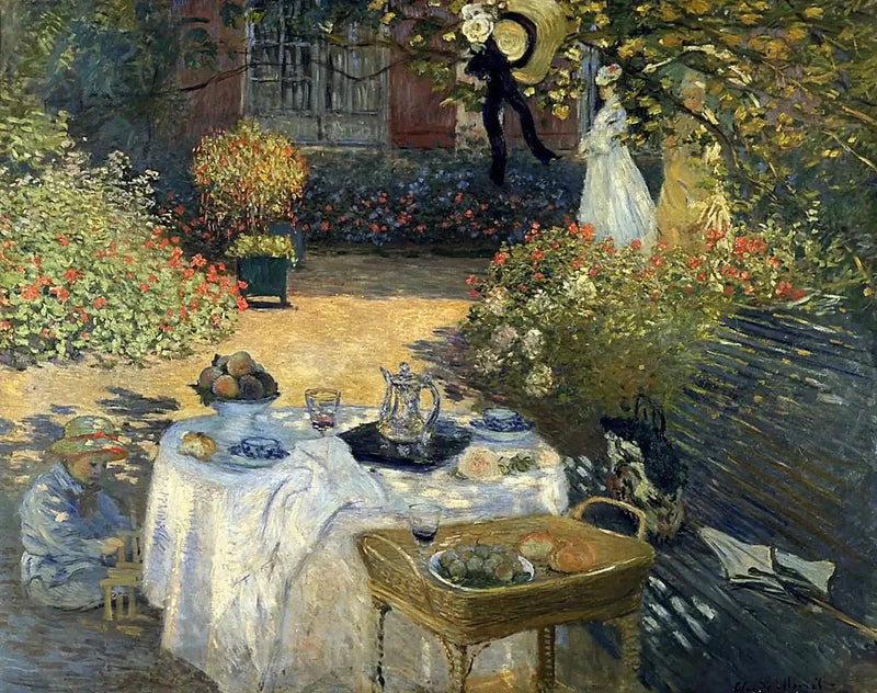 Le Déjeuner, panel decorativo W285 - Claude Monet