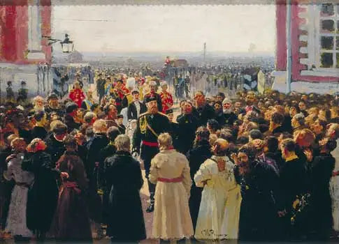 Delegación de vigas frente a Alejandro III - Ilya Repin