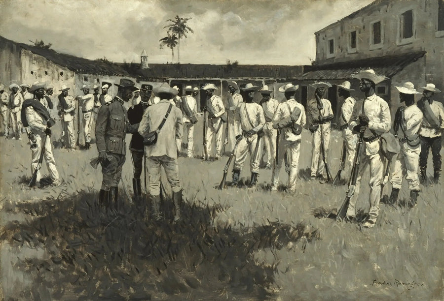 Desmantelamiento del ejército de Gómez - Frederic Remington