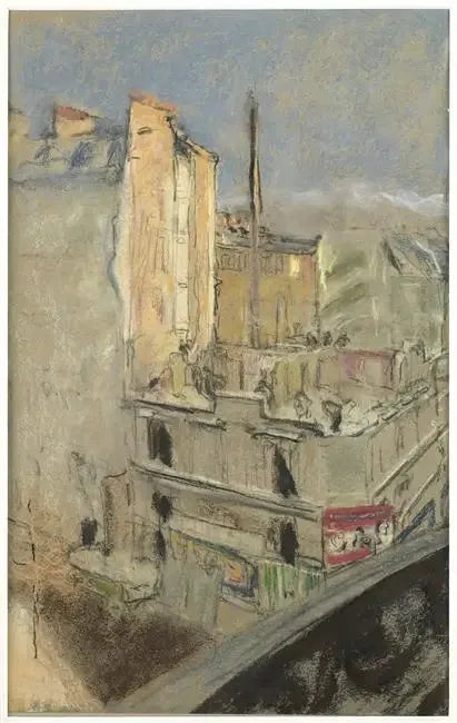 Demolición en la calle de Calais (60.1.1) - Édouard Vuillard