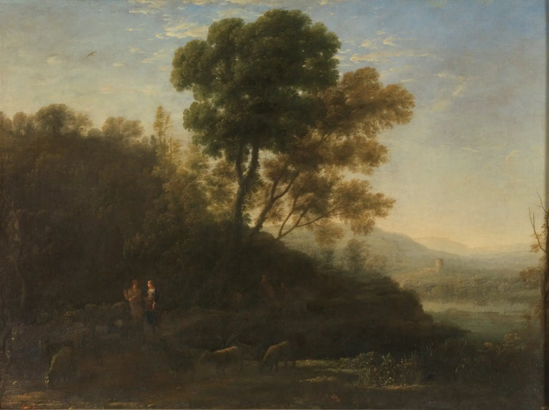 Salida con el rebaño - Claude Lorrain