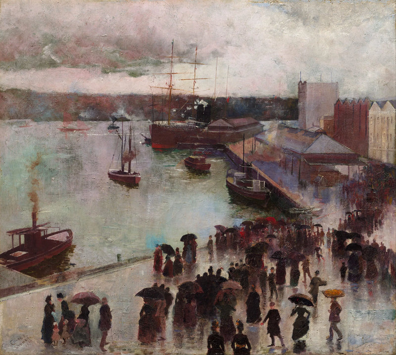 Salida del Oriente - Muelle Circular - Charles Conder