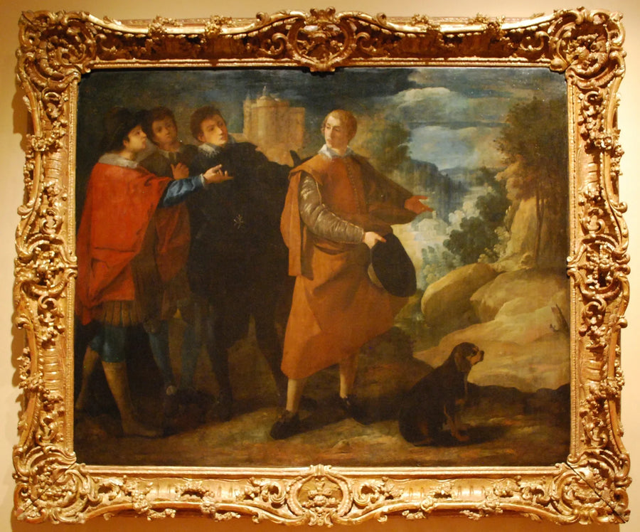 Salida de Saint Pierre Nolasco hacia Barcelona - Francisco de Zurbarán