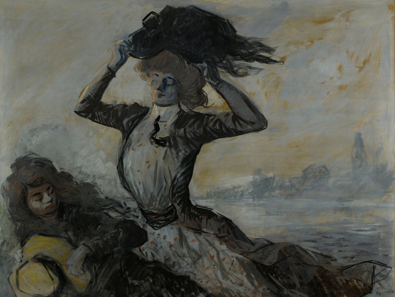 Salida, el golpe de viento - Jean-Louis Forain