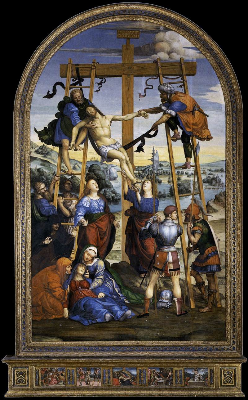 Deposición de la Santa Cruz - Il Sodoma (Giovanni Antonio Bazzi)