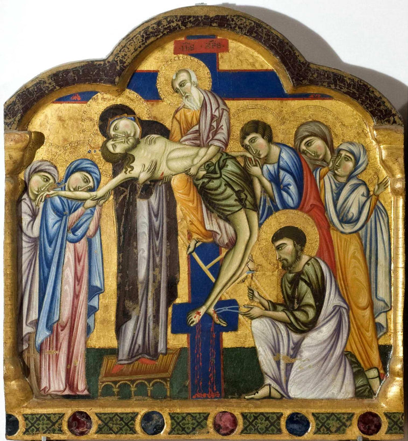 Depósito de la Cruz de Cristo - Maestro de San Francisco
