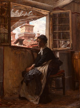 Desde el desván de Ferrara - Giovanni Boldini